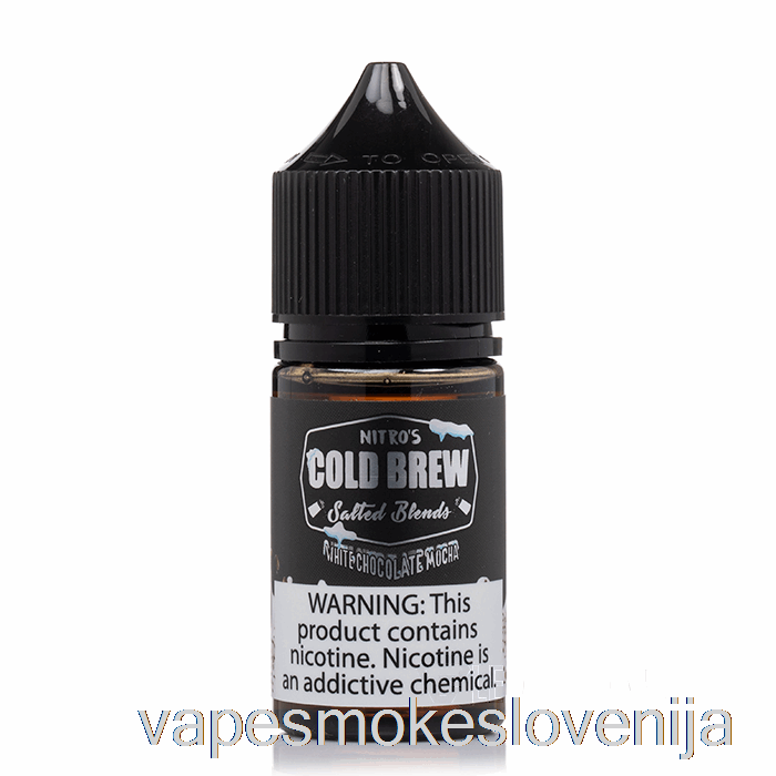 Vape Slovenija Bela čokolada Mocha - Nitros Cold Brew Soli - 30ml 25mg